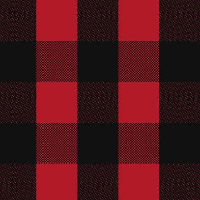 Black and Red Lumberjack Head Hugger