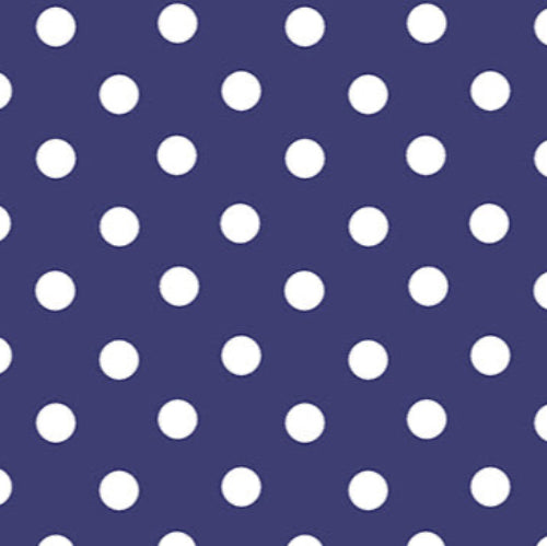 Blue PolkaDot Head Hugger