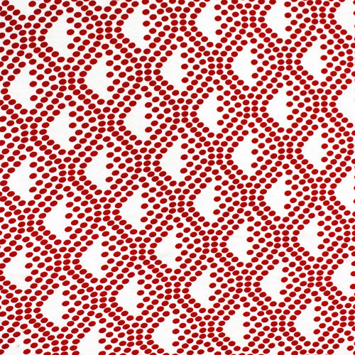Groovy Dots in Red/White Head Hugger