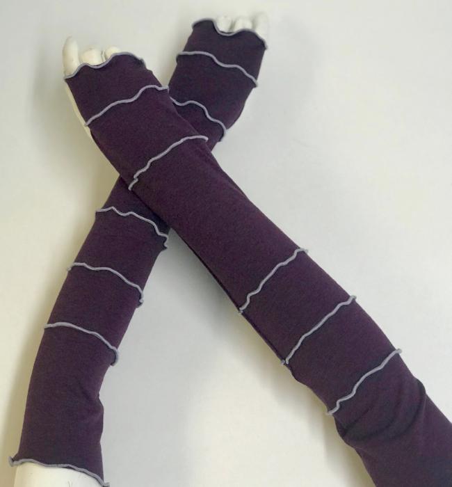 Amethyst with Lilac Arm Warmers