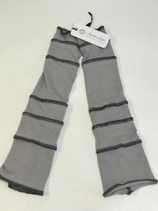 Light Grey with Black Arm Warmers