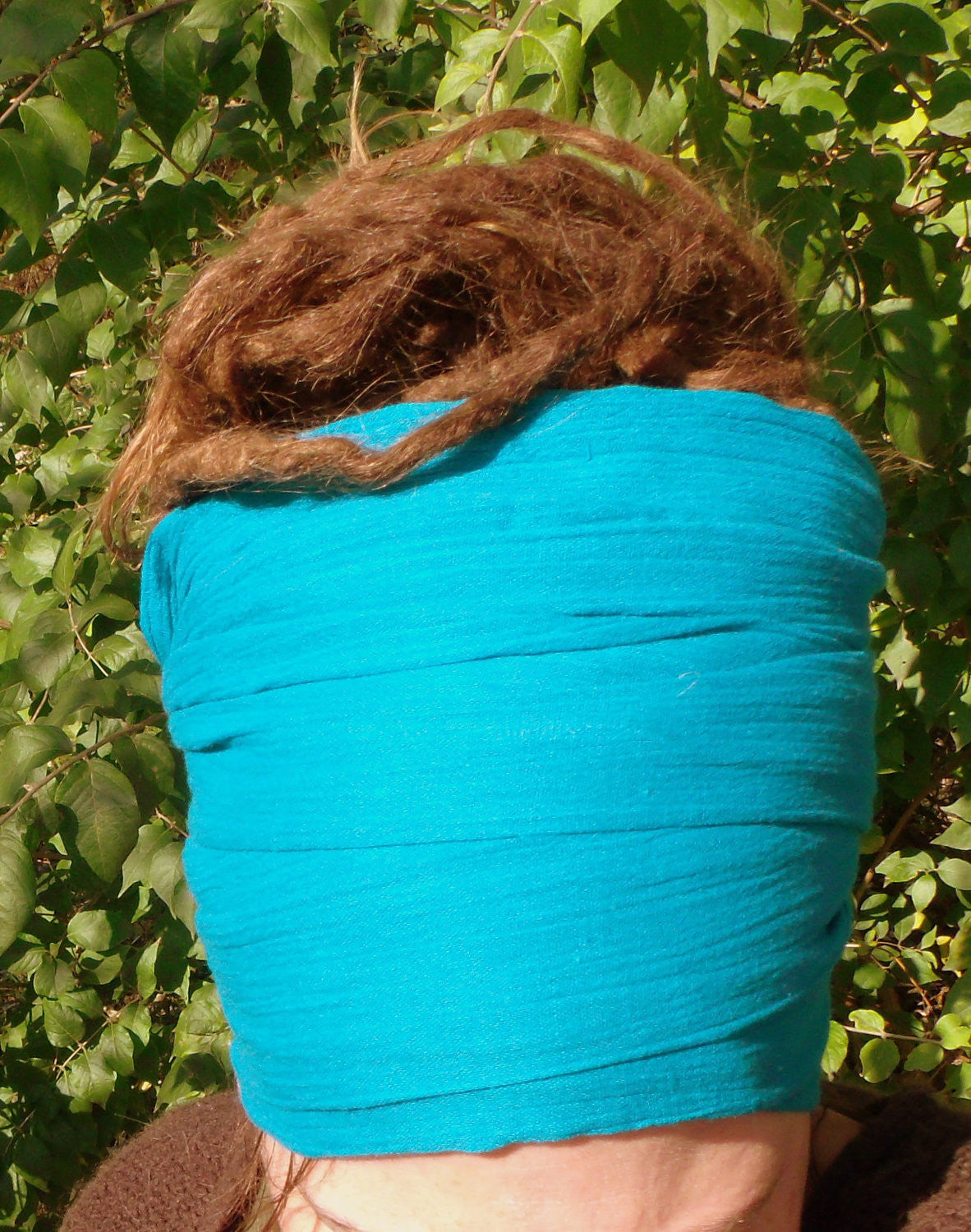 Island Breeze Teal Gauze Goddess Wrap or Man Wrap