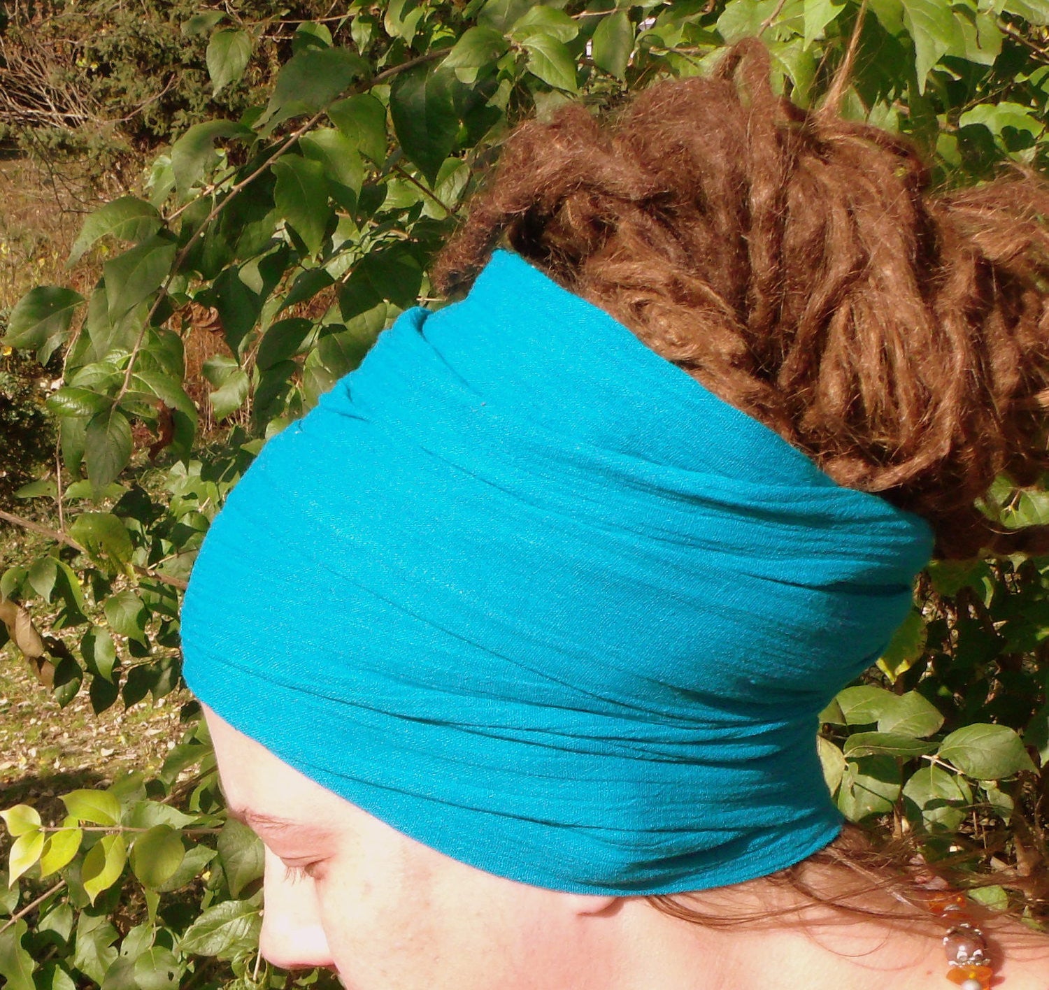 Island Breeze Teal Gauze Goddess Wrap or Man Wrap