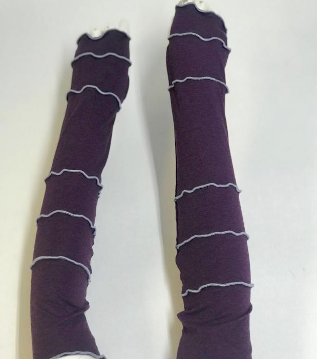 Amethyst with Lilac Arm Warmers