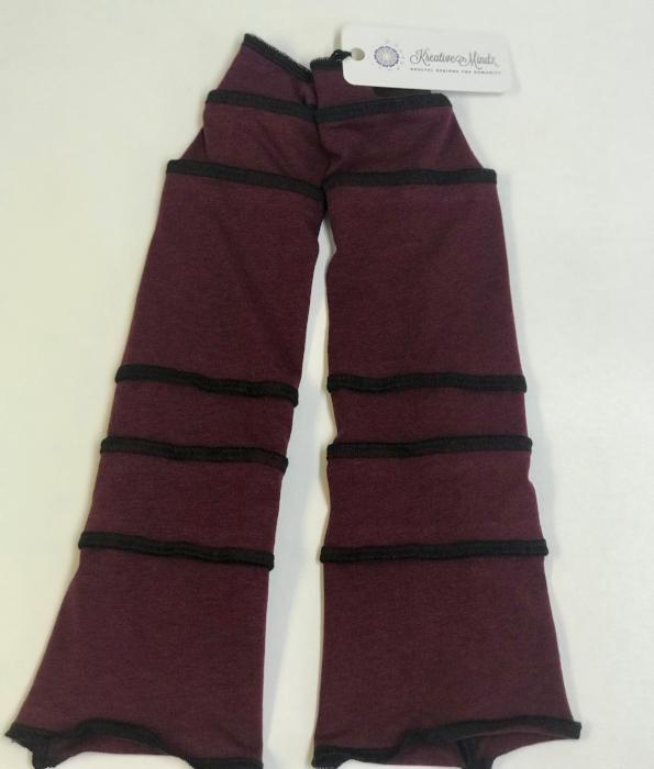 Port Red with Black Arm Warmers