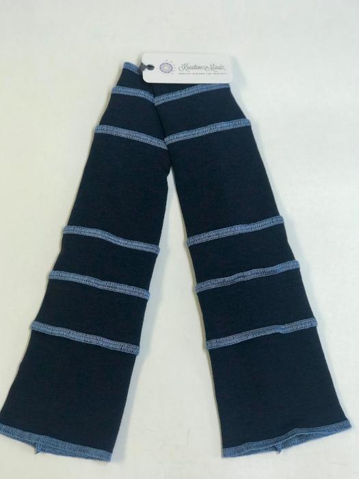 Navy with Sky Blue Arm Warmers