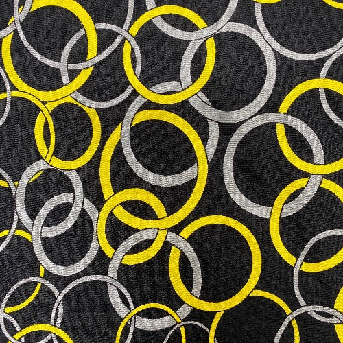 Circle Game in Yellow and Grey Head Hugger